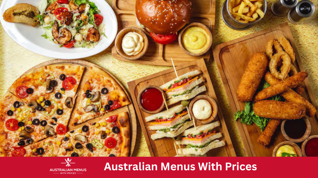 Australian Menus With Prices - Landing Page Picture 1