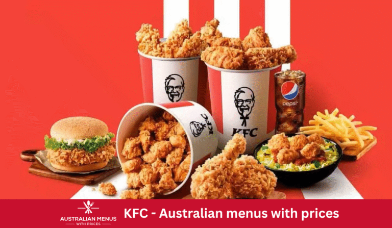 KFC Menus With Prices In Australia
