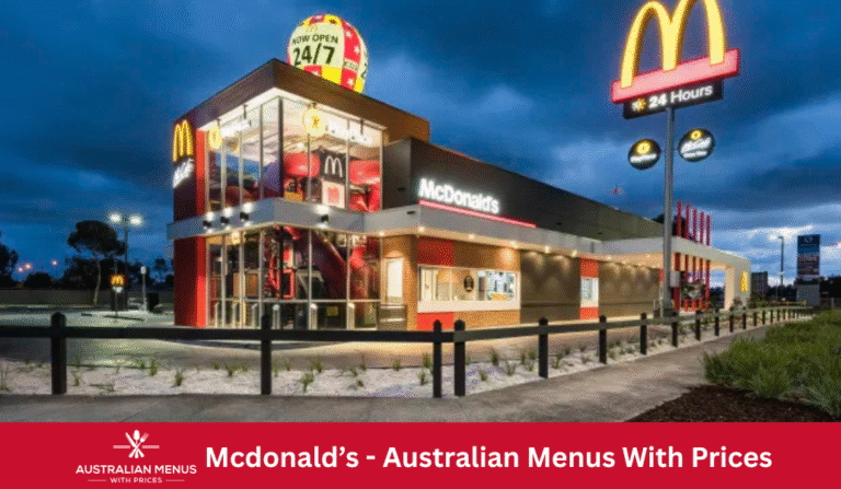 McDonald's Menus With Prices In Australia