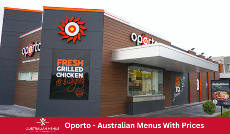 Oporto Menus With Prices In Australia