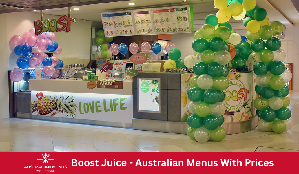 Boost Juice Menus With Prices In Australia
