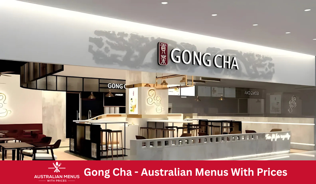 Gong Cha Menus With Prices In Australia