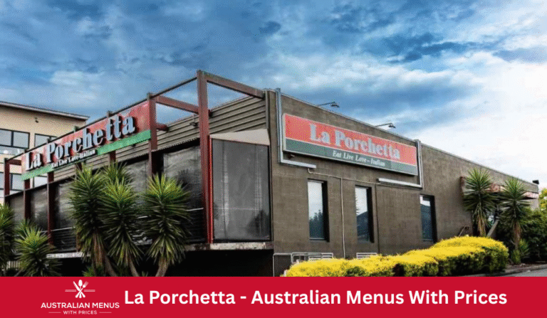 La Porchetta Menus With Prices In Australia