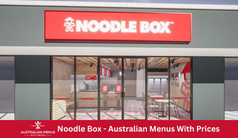 Noodle Box Menus With Prices In Australia