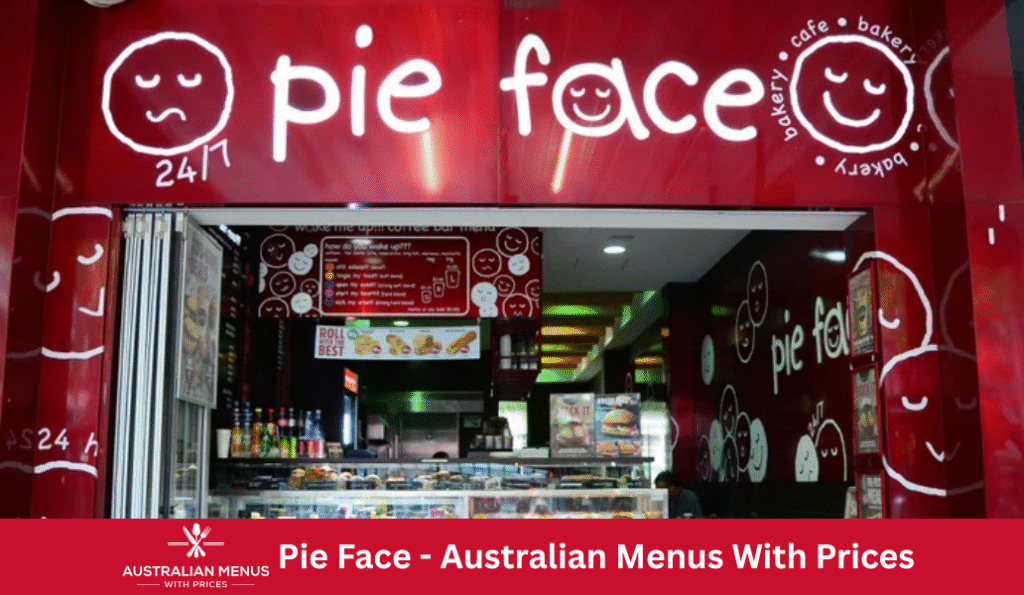 Pie Face Menus With Prices In Australia
