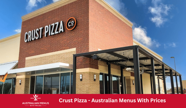 Crust Pizza Menus With Prices In Australia