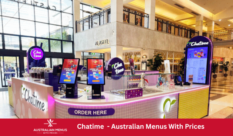 Chatime Menus With Prices In Australia