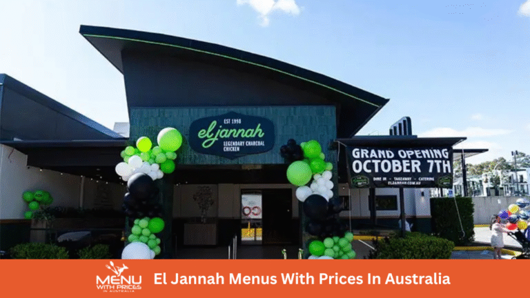 El Jannah Menus With Prices In Australia