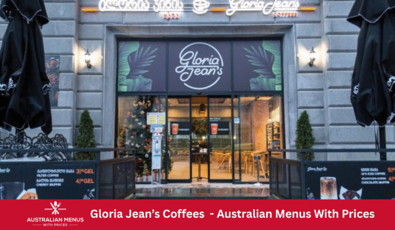 Gloria Jean's Coffees Menus With Prices In Australia